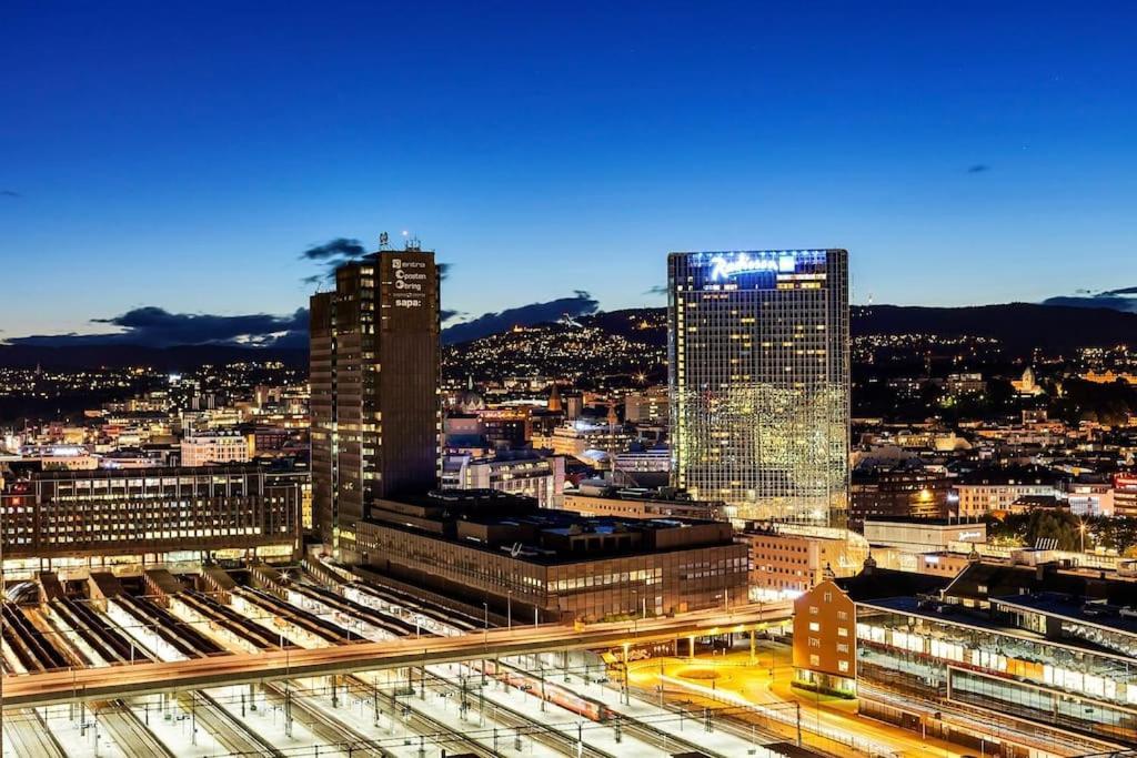 Live On The Roof Of Oslo City Center Leilighet Eksteriør bilde