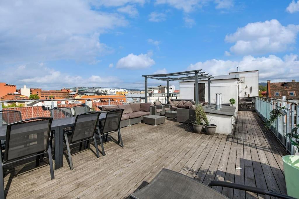 Live On The Roof Of Oslo City Center Leilighet Eksteriør bilde